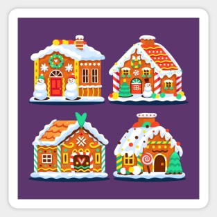 Gingerbreads Houses Sticker